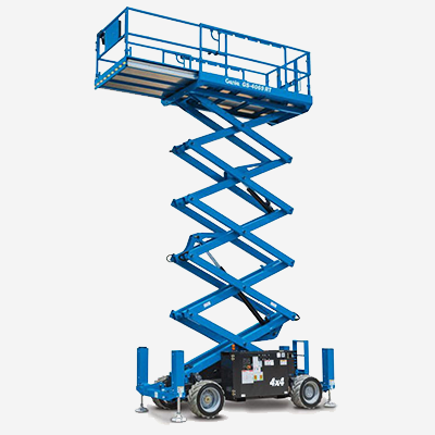 26ft Rough Terrain scissor lift rental portland